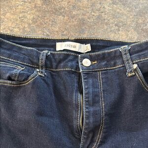 JustFab Women's Dark Blue Jeans